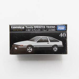 [ST-02635] トミカプレミアム トヨタ スプリンター トレノ AE86 Toyota Sprinter Trueno Tomica No.40 ミニカー 模型 新品未開封