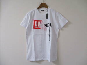 ☆DIESEL/ディーゼル☆未使用 T-DIEGO-QA 半袖Tシャツ サイズ：S ホワイト フロントロゴTシャツ