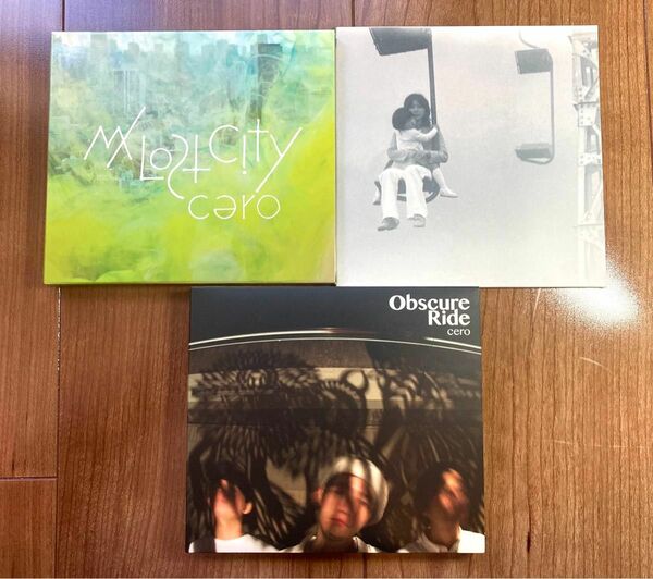 cero 「My Lost City」「Obscure Ride初回限定盤」「街の報せ 紙ジャケ」used CD3枚まとめて