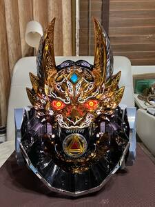 即決価格！信工房 牙狼 役物 翔フェイス オブ ガロ 大型フェイス GARO LED点灯！家庭用コンセント仕様！インテリアに！フィギュア！！