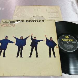 【1stプレス】UKモノラル盤イエローパーロフォン　マト2/2　HELP!　ビートルズ　THE BEATLES