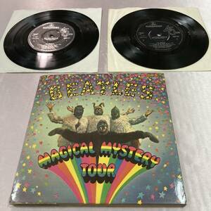 【第3面スタンパー1桁】1stプレス　UKモノラル盤パーロフォン　マト1/1/1/2　MAGICAL MYSTERY TOUR　EP2枚組　ビートルズ　THE BEATLES