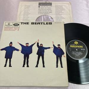 【1stプレス】UKモノラル盤イエローパーロフォン　マト2/2　HELP!　ビートルズ　THE BEATLES