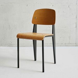 ★新品未使用★　Jean Prouve　STANDARD CHAIR ジャン・プルーヴェ　スタンダードチェア　リプロダクト　黒