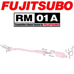 FUJITSUBO RM-01Aマフラー LA/ABA-EP3シビックタイプR H13/12～H17/9