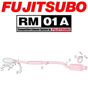 FUJITSUBO RM-01Aマフラー E-CE9AランサーエボリューションII III H6/1～H8/7