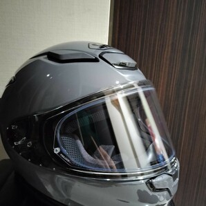 超美品 SHOEI ショウエイ フルフェイスヘルメット Z-8 Lサイズ バサルトグレー バイク OGK Arai AGV の画像1