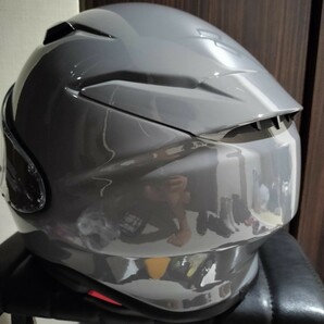 超美品 SHOEI ショウエイ フルフェイスヘルメット Z-8 Lサイズ バサルトグレー バイク OGK Arai AGV の画像4