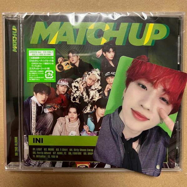 INI 2ND ALBUM『MATCH UP』CD + 許豊凡 トレカ