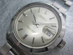 ロレックス ROLEX オイスターパーペチュアル　デイト　エンジンターンドベゼル　メンズ