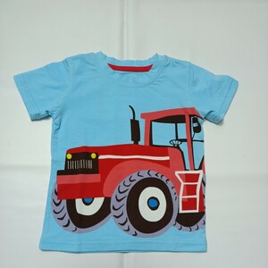 [70 size ][ unused ] baby clothes baby baby child man 70 short sleeves T-shirt cut and sewn tops tractor .. car summer clothing ③