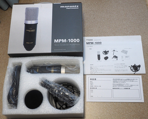 【中古美品】marantz Professional MPM-1000(J) コンデンサーマイクロフォン / 本体使用僅少！ケーブル未使用 / 個人出品 