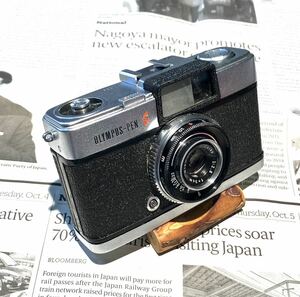 【かなりの美品です】OLYMPUS PEN S オリンパス ペン エス オーバーホール・モルト交換済 完動品