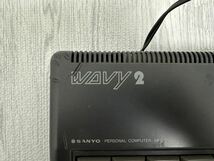 サンヨー SANYO MSXパソコン WAVY2(MPC-2) 通電OK、動作未確認＊ジャンク品_画像6