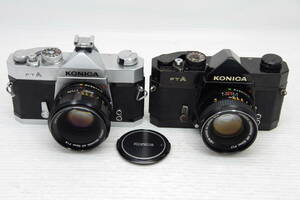 ★ジャンク★コニカ KONICA HEXANON AR 50mm/1.7 52mm/1.8 FTA（2台）