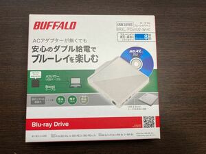 【美品】BUFFALO ブルーレイドライブ　BRXL-PC6VU2-WHC