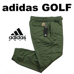 ■【87-93】秋冬 定価14,300円 アディダス GOLF ADICROSS キルティング ジョガーパンツ■