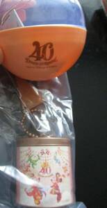 東京ディズニーランド 40周年 カプセルトイ キーチェーン チョコクランチ缶 ミニチュア ガチャ ドリームゴーラウンド