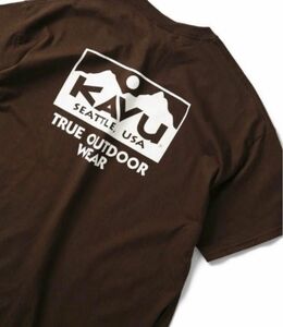 ブラウン WEB限定 KAVU×FREAK'S STORE/カブー Tシャツ　S