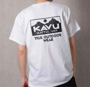 1着のみ ホワイトWEB限定 KAVU×FREAK'S STORE/カブー Tシャツ L