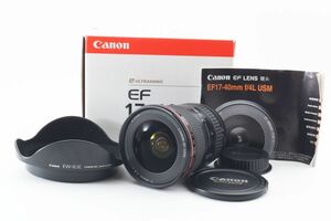 ■美品■CANON ZOOM EF 17-40mm F4 L USM■F217 キャノン