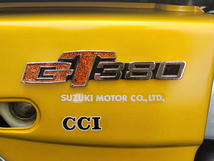 GT380 GT550 GT750 サイドカバー ステッカー 左右 セット CCI カンパニーラベル 純正 廃盤 シール デカール_画像2