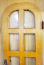 アンティーク ドア 木製 アーチ型 建具 ガラス 扉 ★to-10_画像5