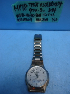 M178　　カシオ　メンズ腕時計　タフソーラー　３針　ディデイト　WVA-M630-5160