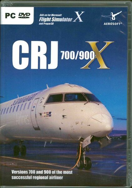 新品 CRJ 700/900 X (FSX/FSX:SE/P3D V4.3+) ボンバルディア アドオンソフト