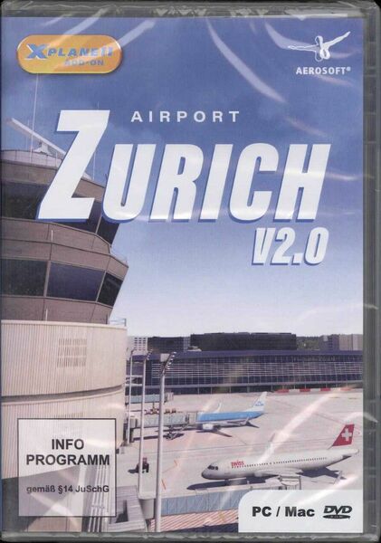 新品 Airport Zurich V2.0 XP XPlane11 Xプレイン