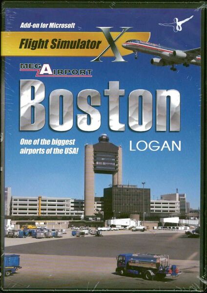 新品 Mega Airport Boston Logan (FSX/FS2004) ボストン ローガン空港 アドオンソフト