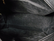 美品 OSTRICH オーストリッチ レザー ハンドバッグ フォーマルバッグ 黒 ブラック ゴールド金具 エキゾチックレザー 駝鳥 本オーストリッチ_画像8