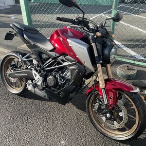 現行JC91型 ホンダ CB125R ABS 9908km 新型DOHCエンジン SHOWAブロンズ倒立フォーク ENKEIブロンズホイール 原付二種 全国配送 売切 CB250R