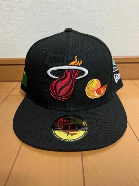 【値下げ可】New era 59fifty Miami heat 71/8 