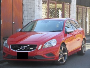 V60 T6 AWD Rデザイン 4WD 黒革シート　純正AW 地デジ