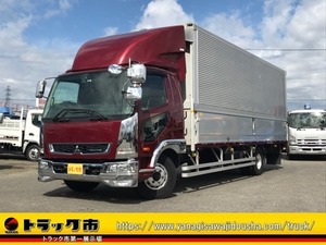 ファイター アルミウィング車 リアエアサス ワイド ベッド付き 4t 6MT バックカメラ