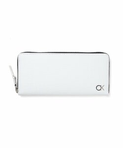 QQ860 CK カルバンクライン 定価24200円 新品 白 ラウンドファスナー長財布 セプター 牛革 カード12枚収納 815656 ホワイト CALVIN KLEIN