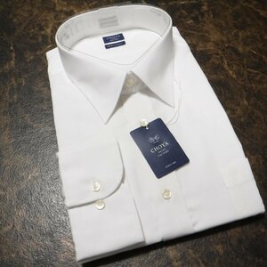 TT231 百貨店モデル CHOYA SHIRT FACTORY 定価10120円 白 定番 綿100％形態安定 長袖ドレスシャツ 新品 46-86 3XL チョーヤ ワイシャツ