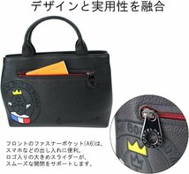 BB544 カステルバジャック 定価33000円 新品 黒 レザートートバッグ 牛革 030511 メンズ レディース リンク_画像5