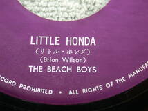 曽/Beach Boys/EPレコード/ビーチボーイズ/リトルホンダ/LITTLE HONDA/覚えているかい？_画像5