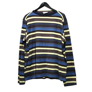 MARNI マルニ 19AW ボーダーロングスリーブTシャツ ロンT 8073000148074