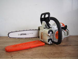 ☆【2T0207-11】 STIHL スチール MS 151C MS 151C-E カバー付き エンジンチェーンソー ジャンク