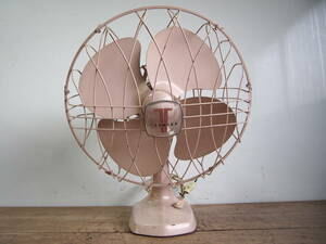 ☆【2T0131-3】 アンティーク 昭和 レトロ TOSHIBA 東芝 A.C. ELECTRIC FAN-DIA 4枚羽 扇風機 40cm ジャンク再