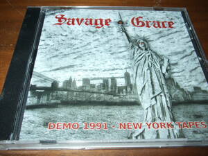 SAVAGE GRACE《 DEMO 1991 NEW YORK TAPES 》★80米国産ヘビーメタル発掘音源