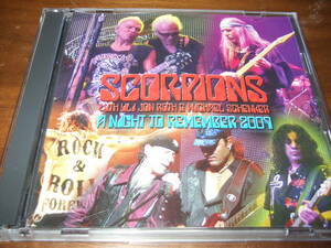 SCORPIONS《 A Night to Remember 2009 》★ライブ２枚組