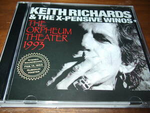 Keith Richards《 Orpheum Theater 93 》★ライブ２枚組