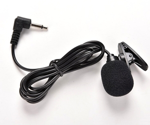  pin Mike 3.5 millimeter monaural terminal free shipping clip rotation (AUX necktie hands free Mike car navigation system )