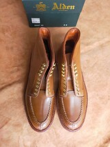 ［未使用］Alden　Whisky cordvan D9947HC　8.0D　ウィスキーコードバン　ホーウィン オールデン　ALDEN　alden　ブーツ ＮＳＴ 茶系　米国_画像2