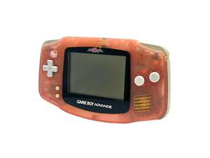 【ジャンク品/通電不可】Nintendo/任天堂 GAME BOY ADVANCE ゲームボーイアドバンス 本体 ミルキーピンク AGB-001 電池蓋欠品 (47311OM1)