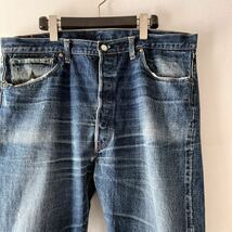 鬼ヒゲ! 60s Levi's 501 66 ビッグE デニムパンツ W39 L28.5 ビンテージ 60s リーバイス ジーンズ BIG E シングル オリジナル ヴィンテージ_画像1